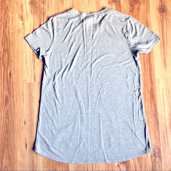 AVOCADO - HOLIC Tee Shirt MODERN LUX Short Sleeve Medium Gray Women’s Junior’s - Picture 5 of 16